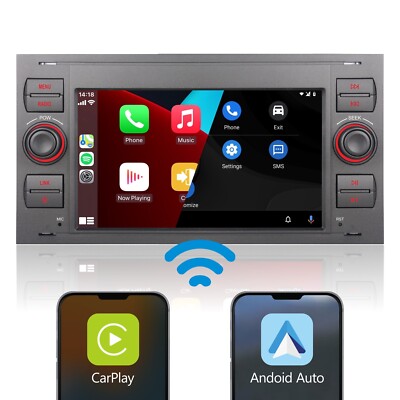 Autoradio für Ford Focus Transit Fusion CarPlay Android Auto Hohe Leistung BT