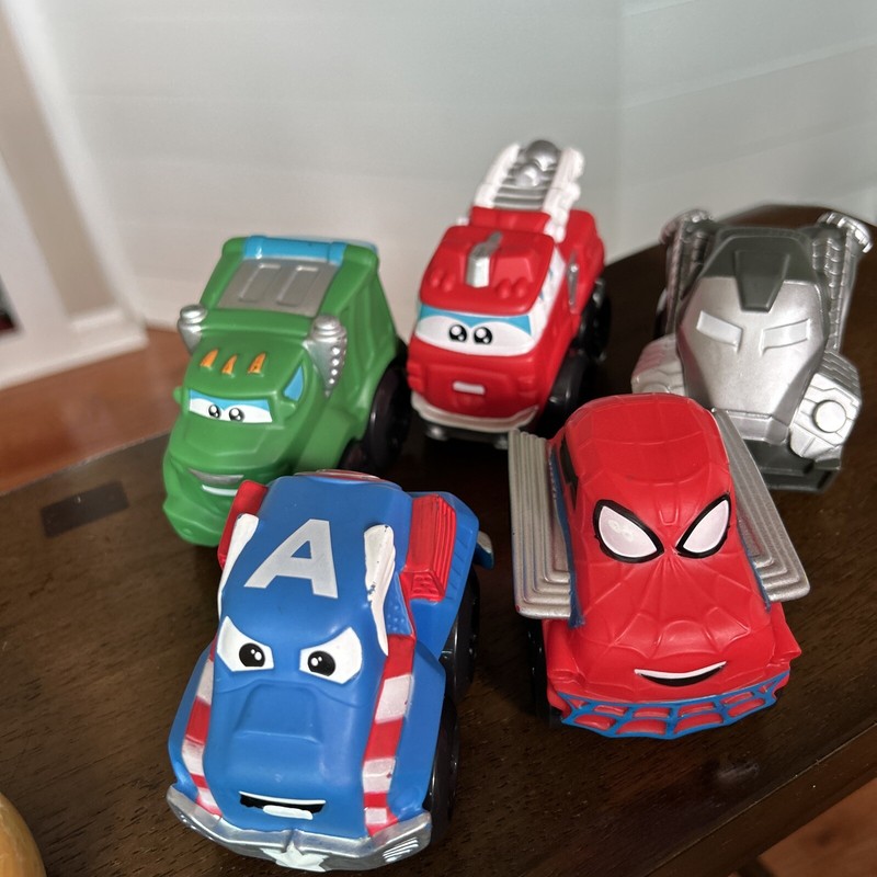 Tonka Chuck & Friends Wheel Pals Lot of 5 Soft Small Trucks, Cars & Vehicles