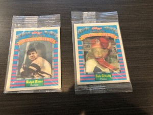 Kelloggs Corn Flakes 1991 Baseball Greats Sportflics 3D unopened Gibson & Kiner