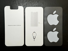 GENUINE OEM APPLE Sim Card Removal Eject Pin Tool iPhone w/STICKERS