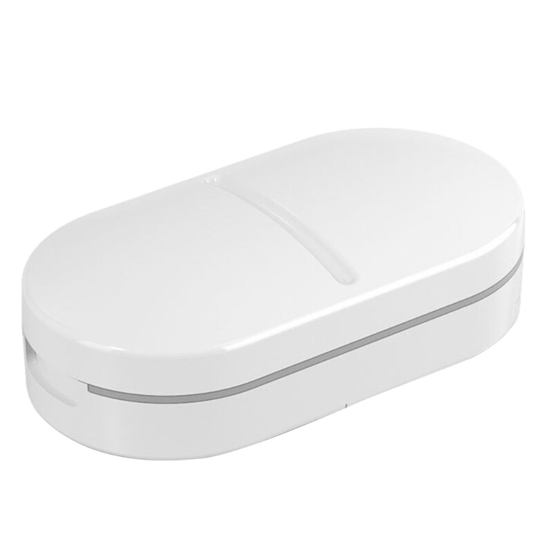 Pills Splitter Cuts Vitamin Cutting Box Portable Tablet Pills Dispenser