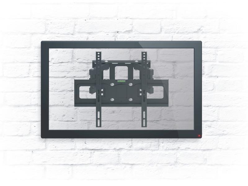 TV Wandhalterung A66 für PANASONIC TX-40DSW504 und TX-49ESW404 Halterung Halter