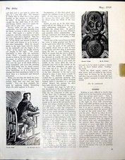 Old Khunter Naafi Graven Image Poster Eric Freaser Post Office 1944 20th