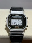 Vtg 1985 Casio G-SHOCK DW-5600 Japan H Module 901 Screw Back Model Gold Buttons