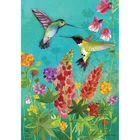 Briarwood Lane Hummingbird Greeting Spring Garden Flag 12x18