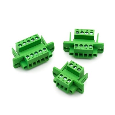Solderless Push in Terminals with Flange Fixed Panel 5.08Mm Pitches Connector