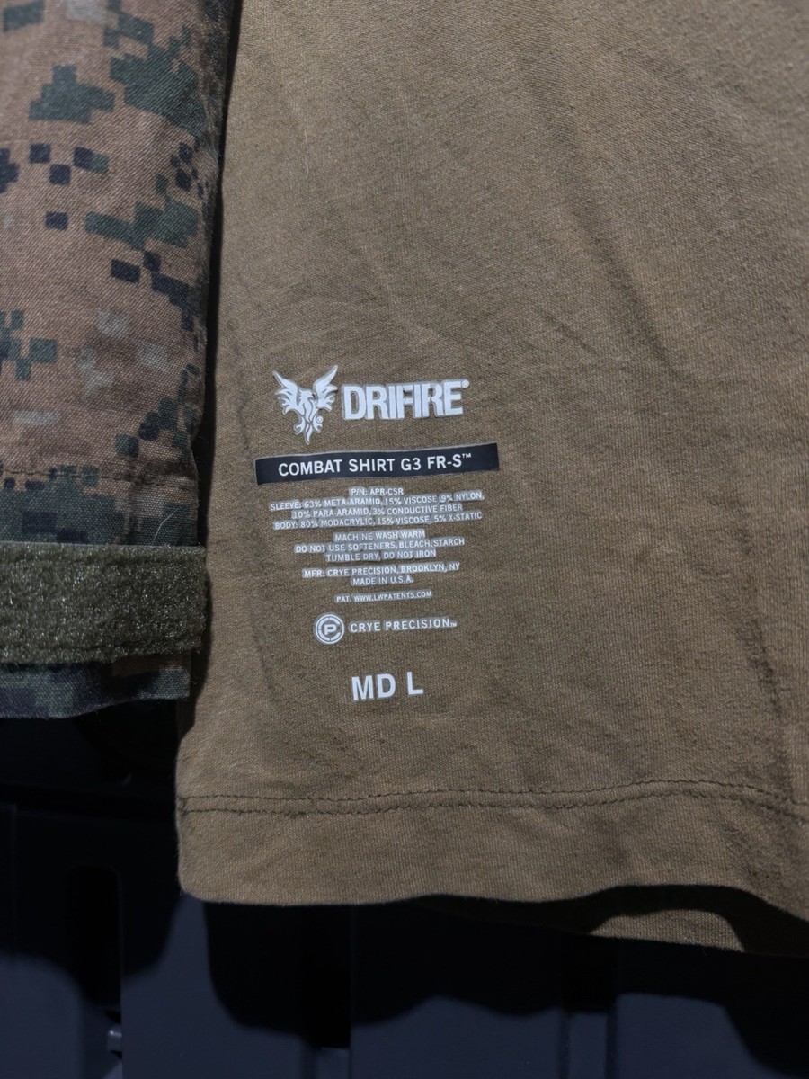 Crye Precision G3 Combat Shirt FR-S Drifire Woodland MARPAT MARSOC