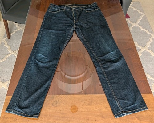 2017 Levi's 541 Athletic Fit Jeans Men's 36x34 Dark Wash Stretch Denim Tapered