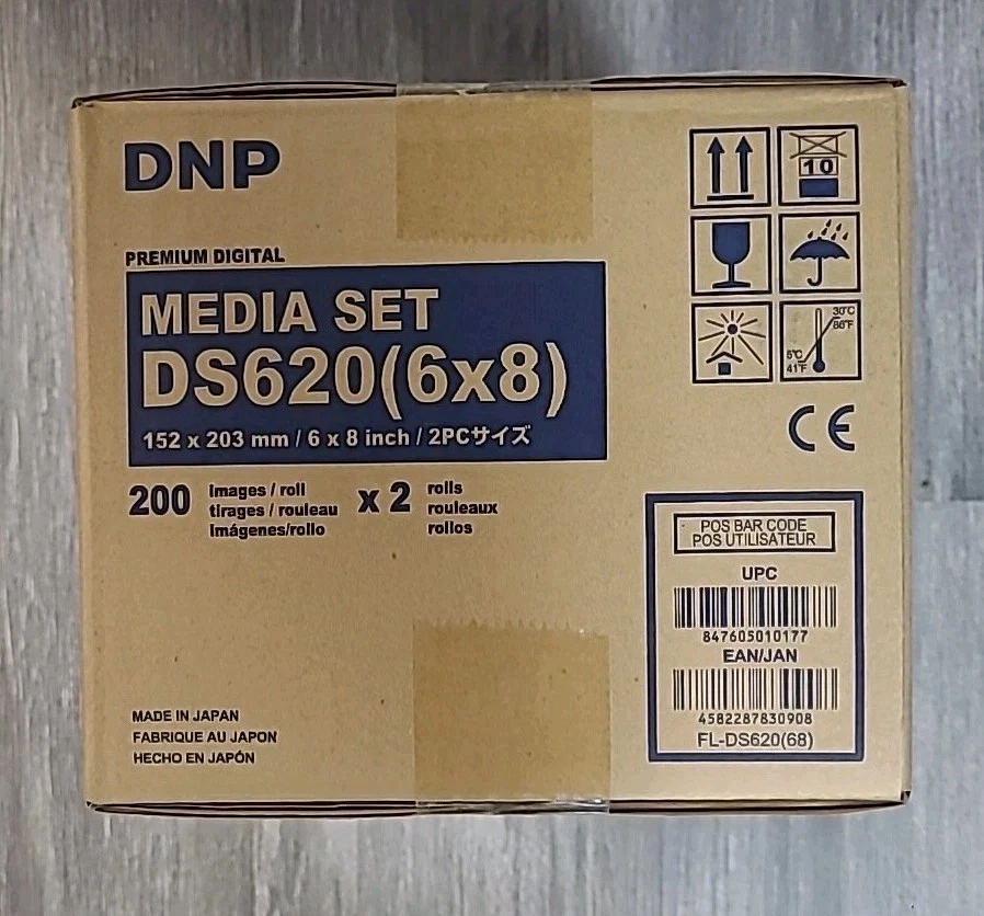 DNP DS620 6x8  Media Kit (DS6206X8), 2 rolls per box - Image 2 of 4