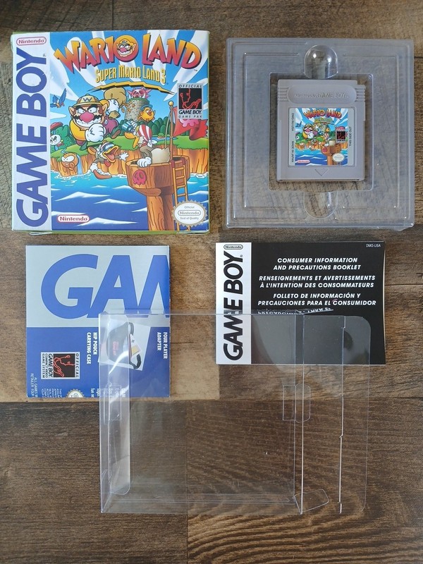 Wario Land Super Mario Land 3 (Nintendo Game Boy) No Manual - Tested - Good Box