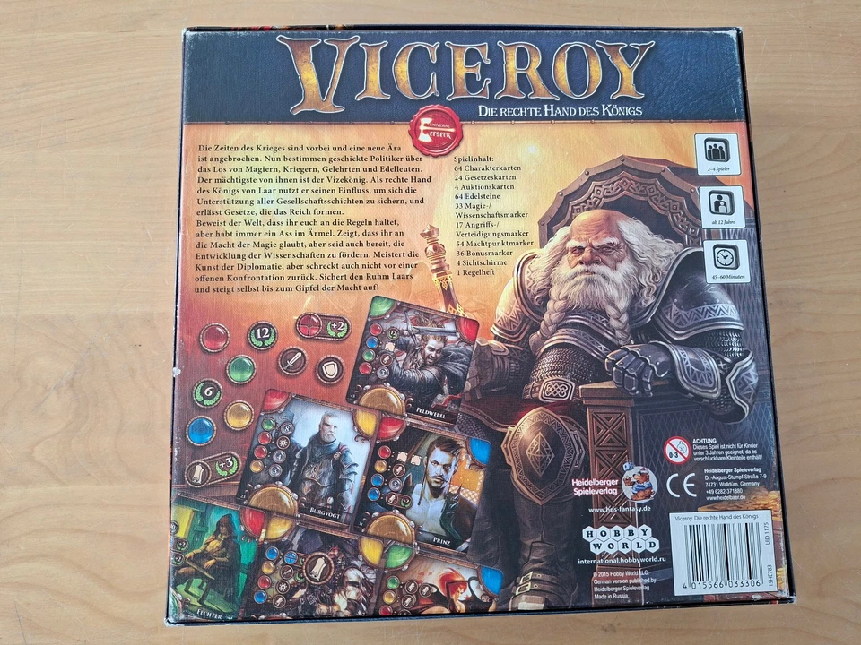 Viceroy - Hobby Products - Heidelberg - Brettspiele-Sammlung-Konvolut-Boardgames - Bild 2 von 4