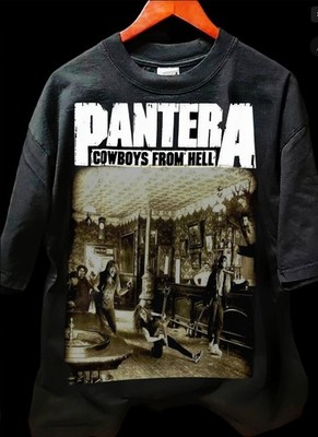 Pantera Cowboys From Hell  ON A SHAKA SUPERMAX HEAVYWEIGHT GARMET DYED T SHIRT