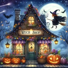 Halloween Diamond Art Kit 14 x 14 Inch 5D DIY Painting Craft