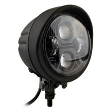 Motorcycle 4.5inches Headlight LED Assemblies Visor Trim Cover Metal Shell Bo...