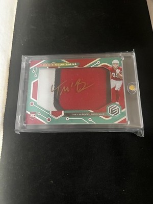 Trey McBride 2022 Panini Elements Rookie JUMBO PATCH AUTO GOLD INK SSP/25! RARE!