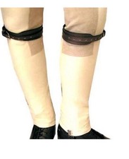 NEW  Leather Jodhpur Jod Garter Straps - Havana or Black Intrepid International