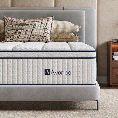 Twin Mattress 10 inch, Twin Hybrid Mattress with Individual Pocket Spring and