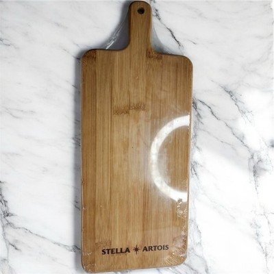 Stella Artois Bamboo Cutting Board Charcuterie Serving Tray 15x6  New Barware