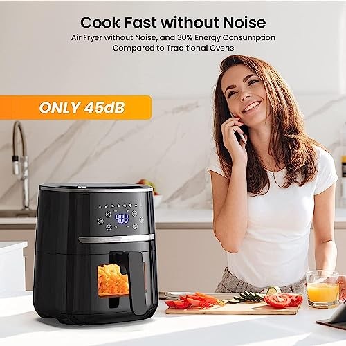 5QT 8-in-1 Touch Screen Air Fryer Oven with Multi-Function Cooking
