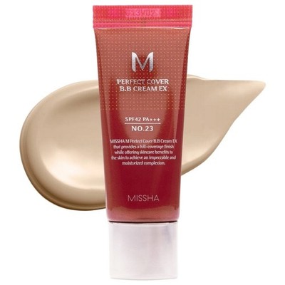 Missha M Perfect Cover Ex BB Cream mit LSF 42, Farbton Nr. 23 Natural Beige   20