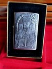 Vintage ZIPPO Barrett Smythe Great American Train PEWTER  Lighter MINT #1339 L.E — photo 5
