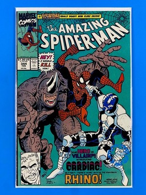 Amazing Spider-Man #344 Marvel (1991) 1st App Cletus Kasady 1st App Cardiac NM 