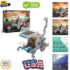 STEM 12-in-1 Solar Robot Creation 197-Piece Kit with Working Solar Powered Mo...