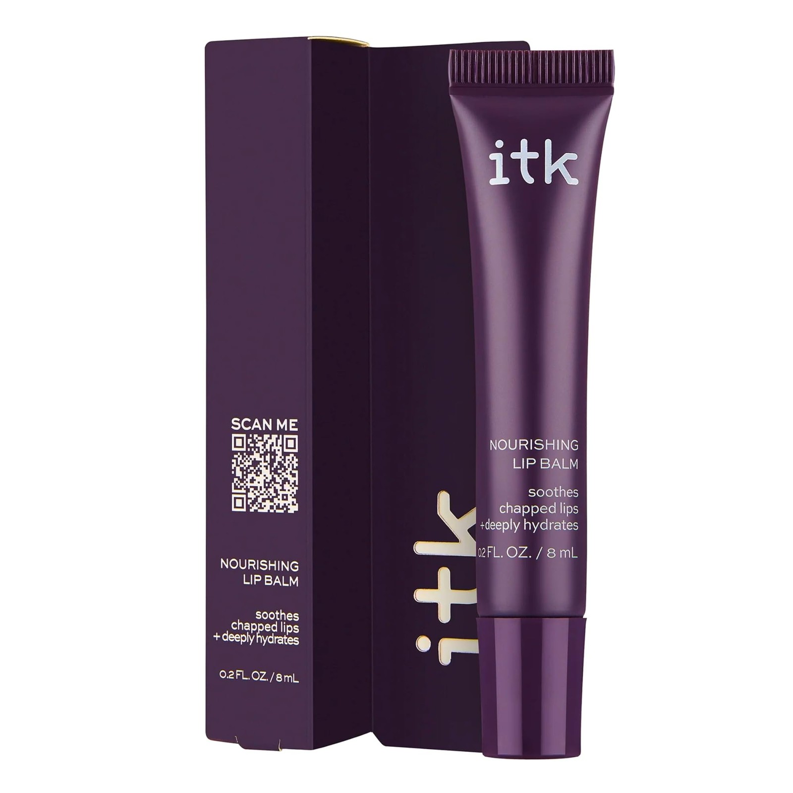 ITK Nourishing Lip Balm - Hydrate Dry, Chapped Lips with Shea Butter + Coconut