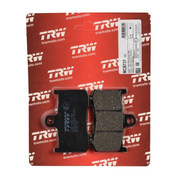 TRW Bremsbelag Organisch (FüR: Triumph Tiger 1050 ABS 115NG 09-11 Vorne )-image