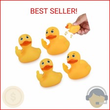 4 Pieces Middle Finger Rubber Ducks 2.17" Funny Rubber Ducks Giving The Middle F