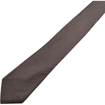 Celine Paris Krawatte rot/grün 3,5'' Herren Vintage Büro Smart Arbeitskleidung Designer