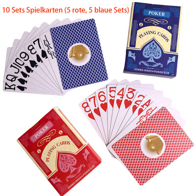 Eco-friendly Plastic Playing Cards Casino Top Quality Board Game Magic Fun Poker