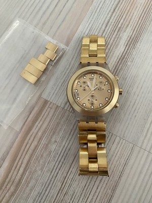 Swatch Irony Diaphane Vintage Gold Chronograph 2003