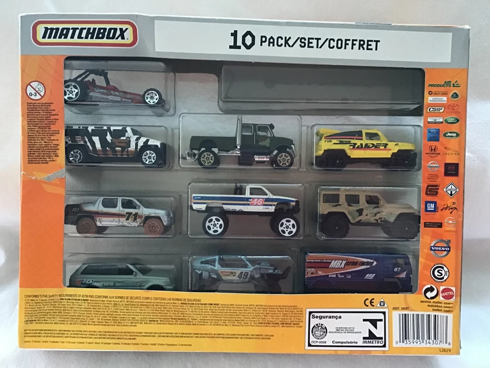 JUEGO DE REGALO MATCHBOX 1O PACK - MBX METAL - SAFARI TOURS HUMMER ETC - ¡LEER SIN ABRIR! Foto 2 de 4