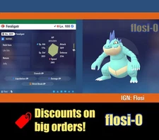 6IV Shiny Feraligatr Pokemon Legends ZA (Legends Z-A)