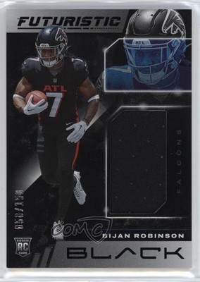 2023 Panini Black Futuristic /150 Bijan Robinson #FUT-25 Rookie RC 1p6v