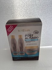 Kativa Post Alisado Keratina Shampoo Conditioner Deep Treatment 100 Natural