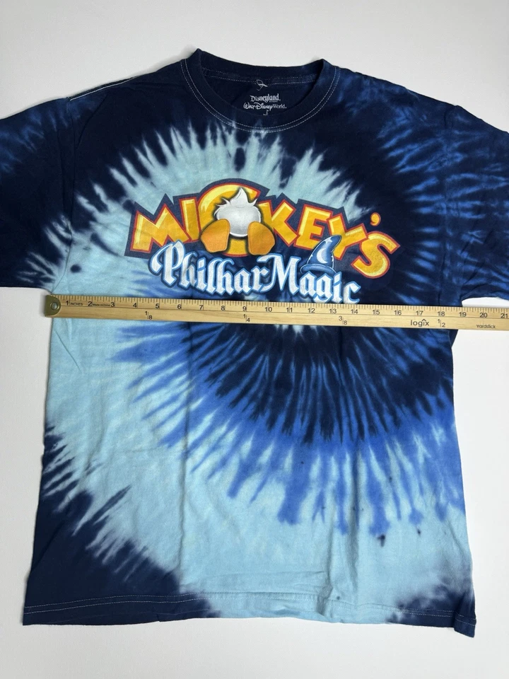 Camiseta De Colección Disney World Pato Donald Tie-Dye Mickey’s Philharmagic Mediana Foto 4 de 4