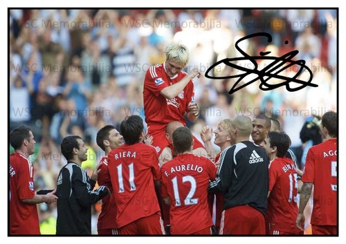 12552. Sami Hyypia Signed Pictures (A4 Prints) Liverpool Brighton Leverkusen etc