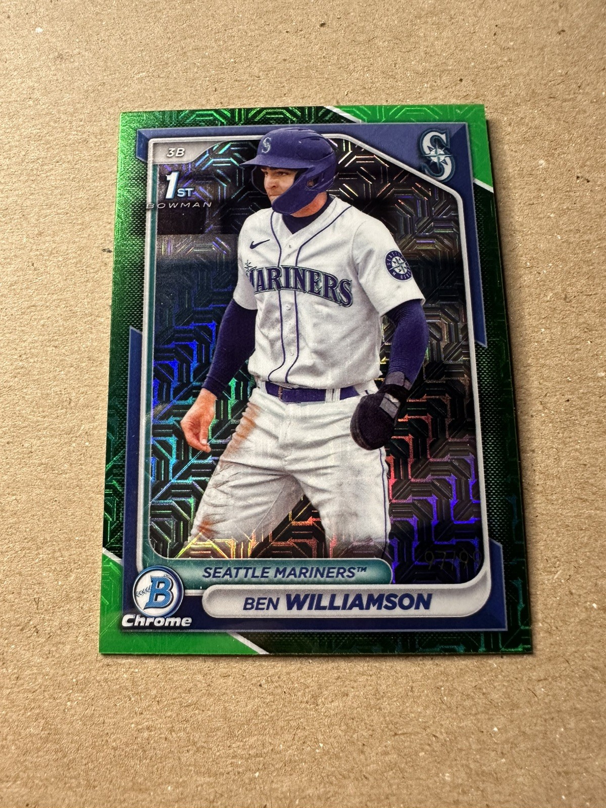 Ben Williamson 2024 Bowman Chrome Prospects Lunar Glow Refractors #BCP-67