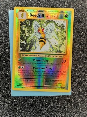 Beedrill 7/108 Rare Evolutions Pokemon Reverse Holo Near Mint