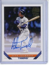 2022 Topps Archives Alan Trammell Fan Favorites Autographs Auto #93FF-AT
