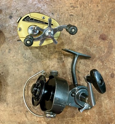Lot of 6 Vintage Shakespeare Fishing Reels • 1969, 1921, 2065