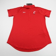 Cincinnati Bearcats Under Armour HeatGear Polo Women's Red New