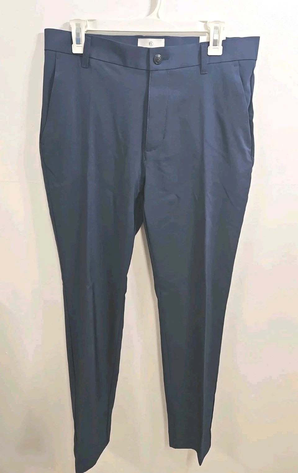 NWT CON.STRUCT Men's Flat Front Pants Navy 31x30 Quick Dry Wicking
