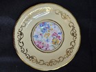 Light Yellow AYNSLEY Cup Saucer W/ Floral Chintz Centers Scrolling Gold Trim Eng — photo 2