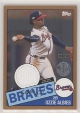 2020 Topps 1985 Baseball Relics Series 2 Gold 38/50 Ozzie Albies #85TR-OA 0s23