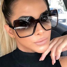 1/3/4/5pcs Fashion Oversize Square Sunglasses Women Luxury Brand Personlity Grad