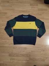 Vintage 90's Chaps Ralph Lauren Crewneck Sweater Mens Medium Multi Colorblock