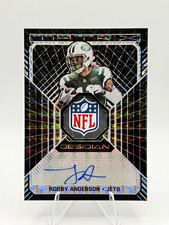 Panini 2018 Obsidian Robby Anderson 1/1 NFL Shield Auto Jets #MA-RA